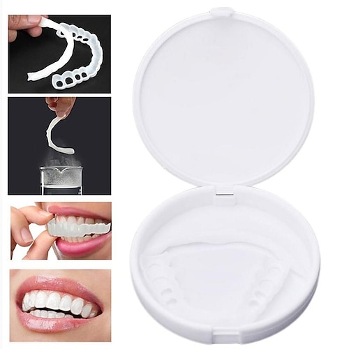 Upper teeth round box packaging