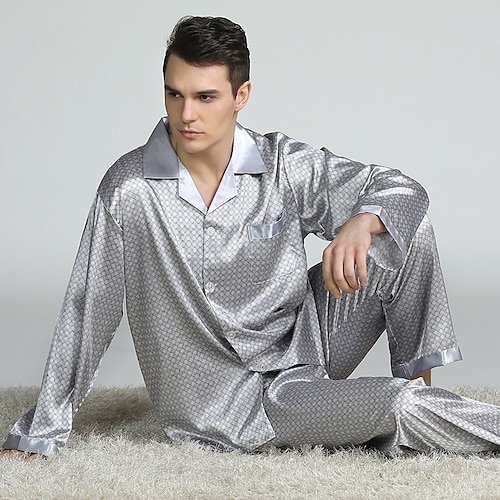 Silver gray pajama cover