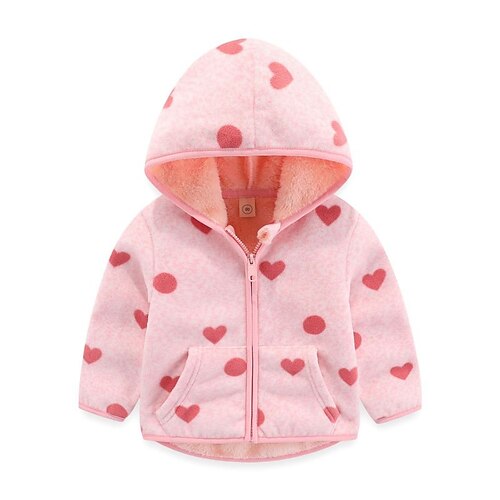 Pink love hooded