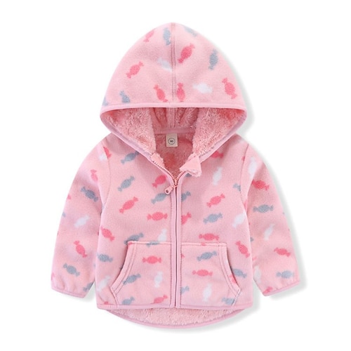 pink candy hooded