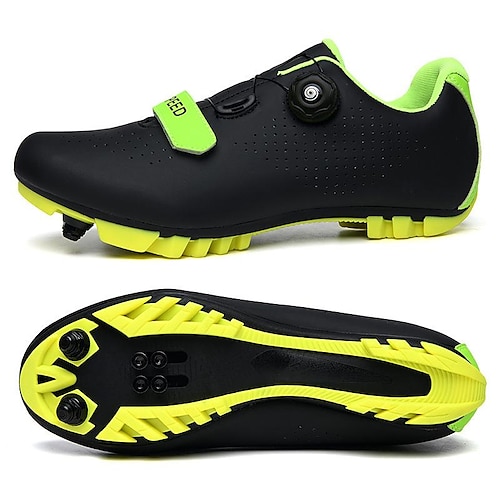 896black+green mountain lock shoes