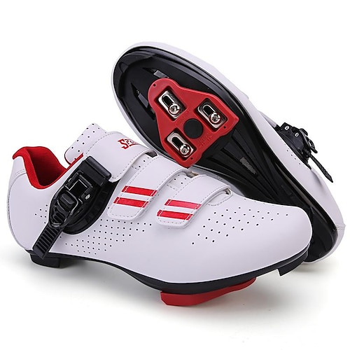 2088white+red road lock shoes