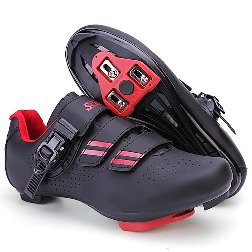 2088black+red road lock shoes