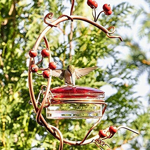 Round hummingbird feeder