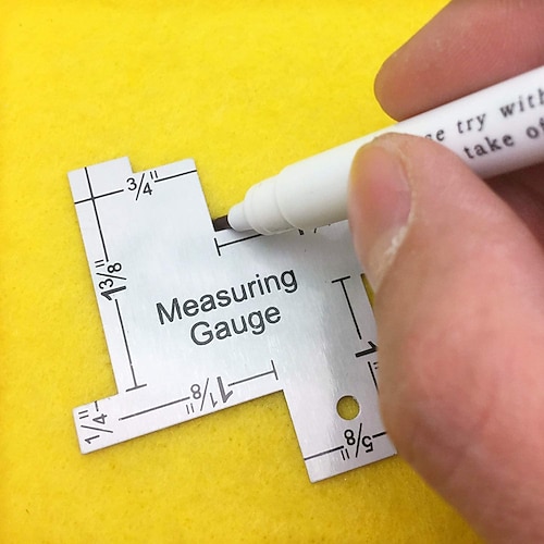 Multilateral aluminum ruler