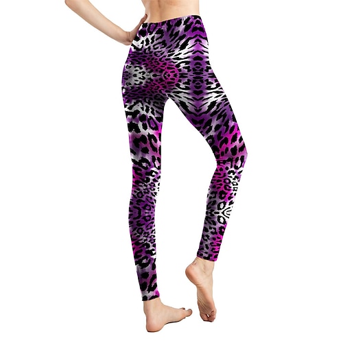 0364 purple leopard print