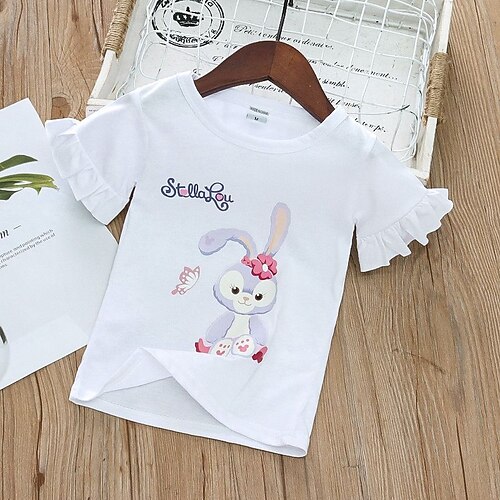 T-shirt rabbit white