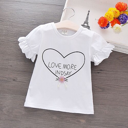 T-shirt big love white