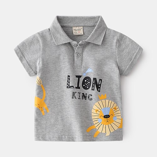 Gray Lion POLO Shirt