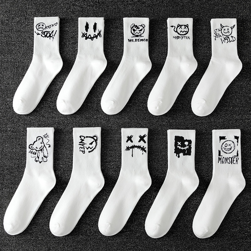 10 pairs of white