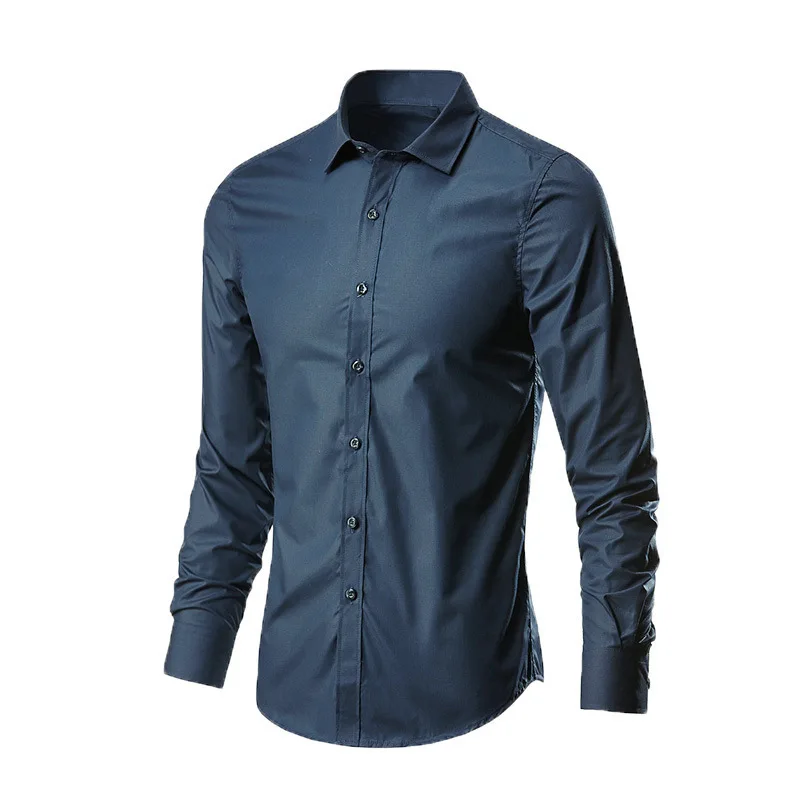 Long sleeve shirt navy blue