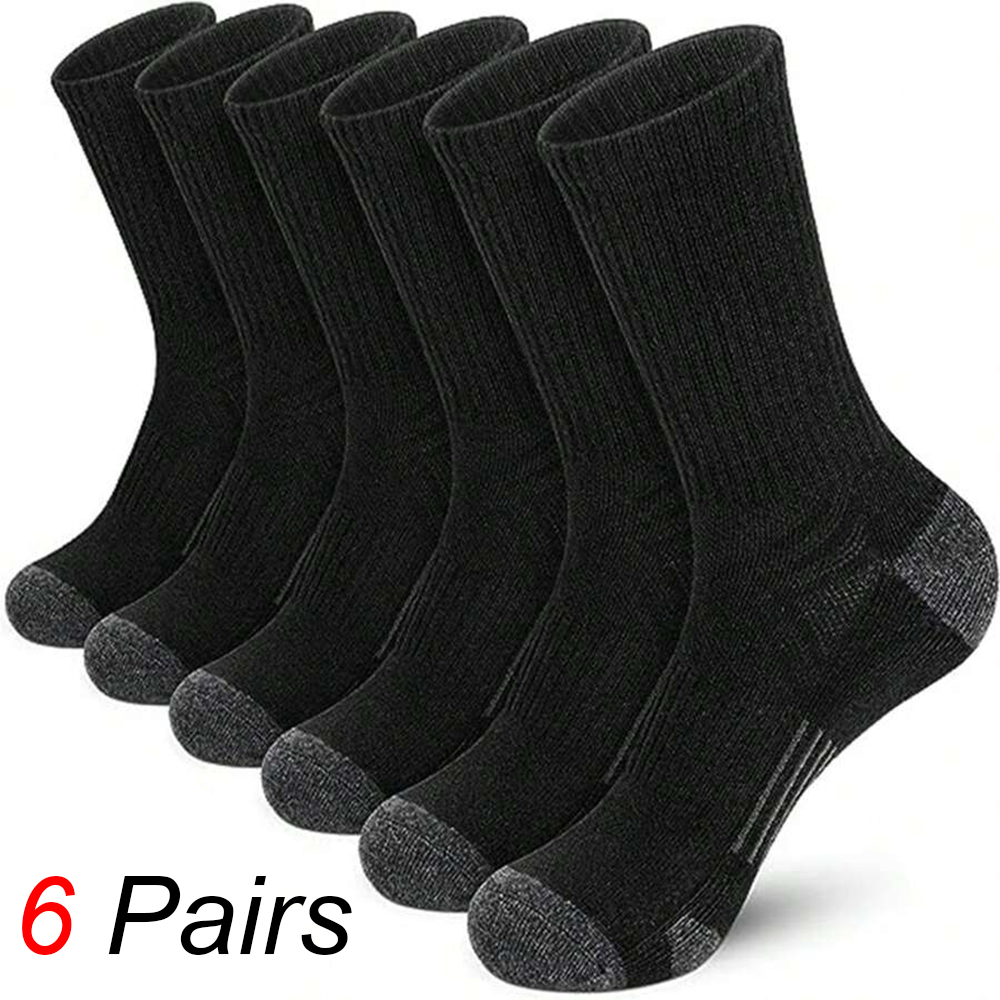 6 Pairs Black