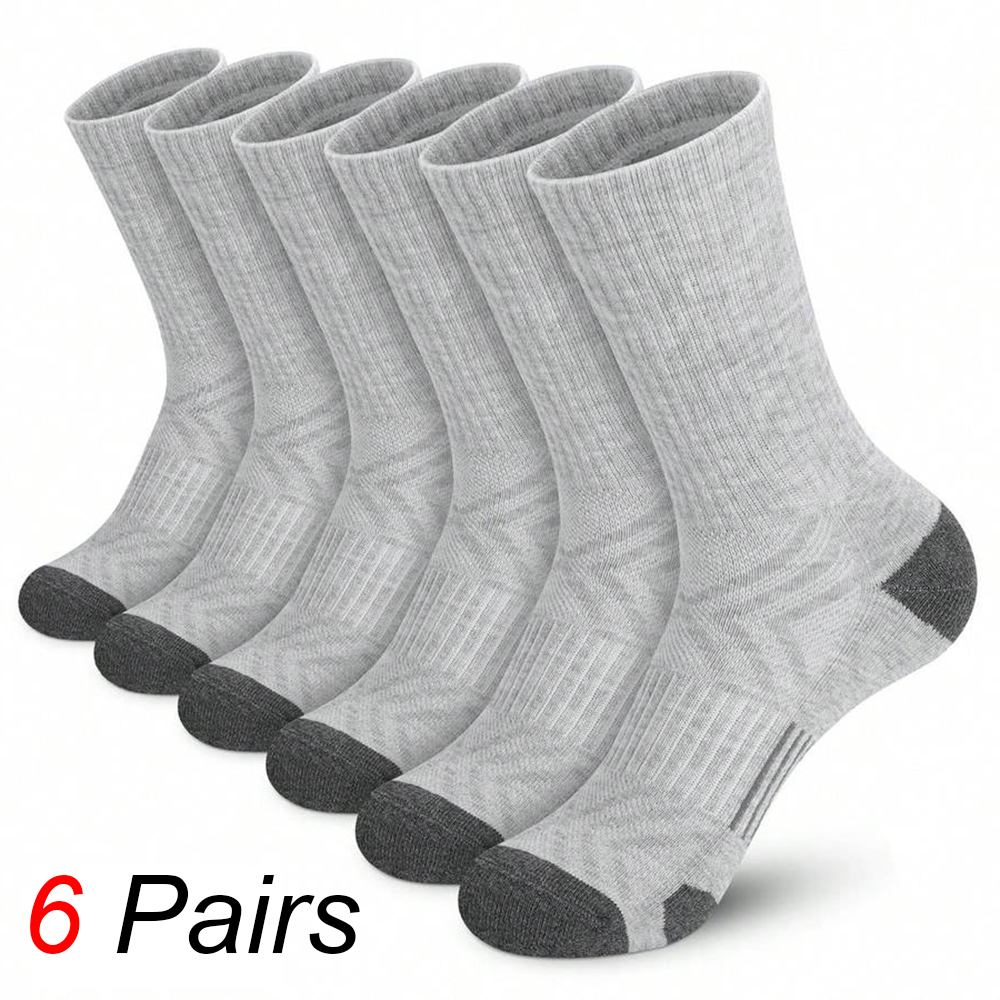 6 Pairs Gray