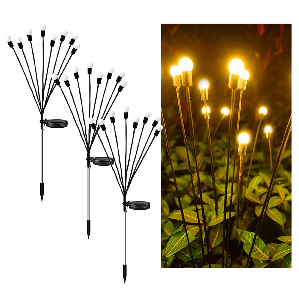 Warm 3PCS  8LED