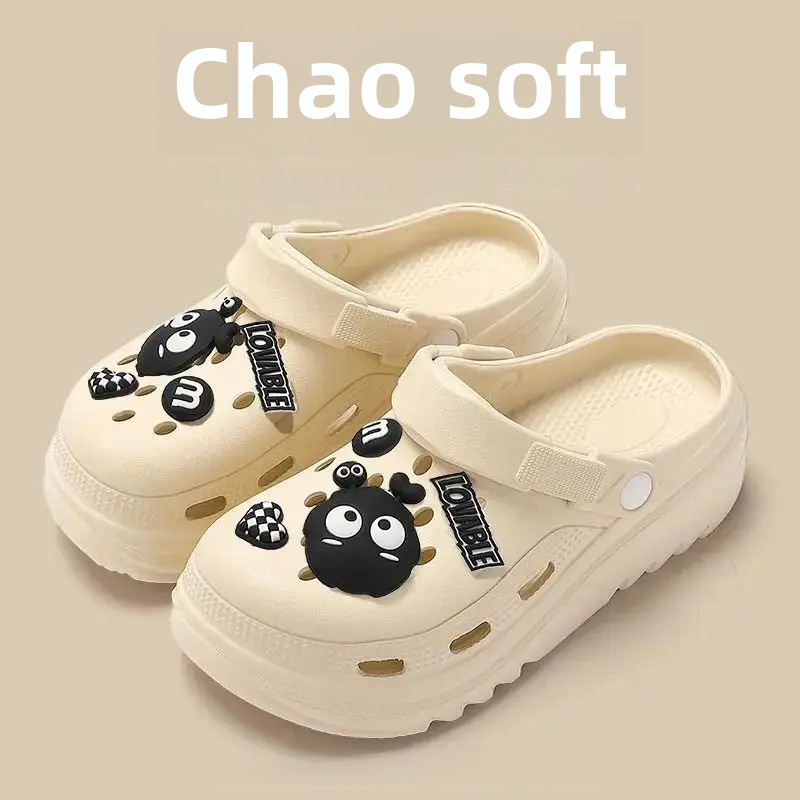 1818 hole shoes [khaki] Black