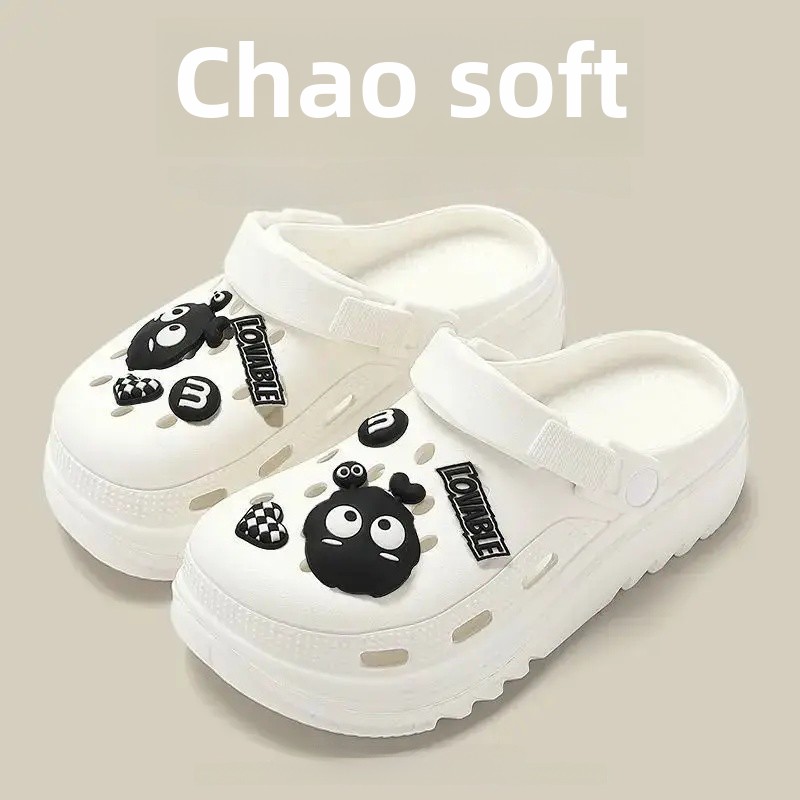 1818 hole shoes [white] Black