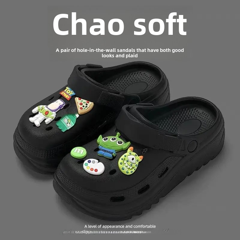 1818 hole shoes [black] Bath