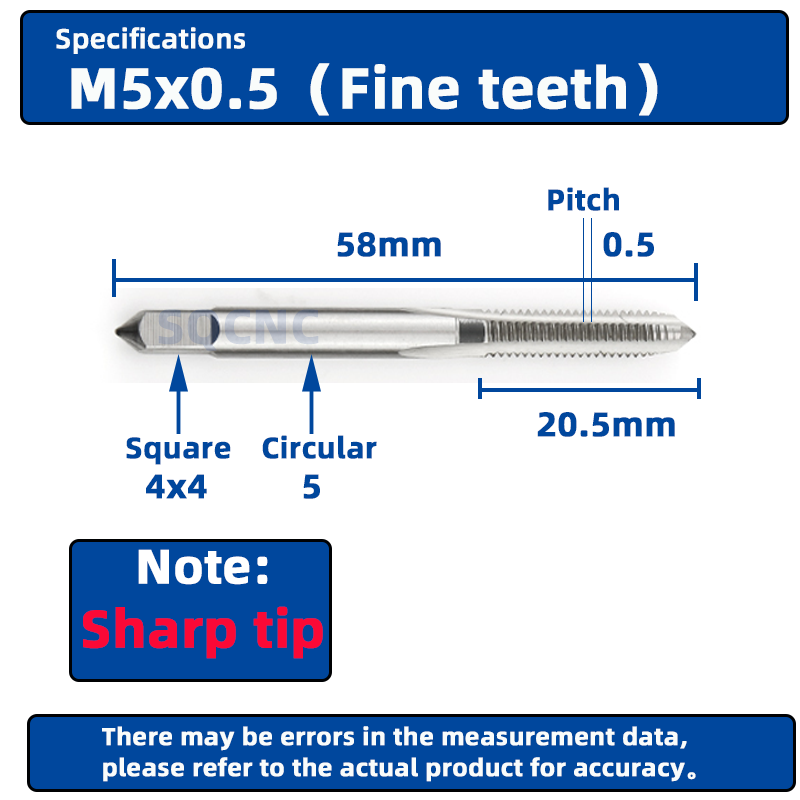 M5x0.5