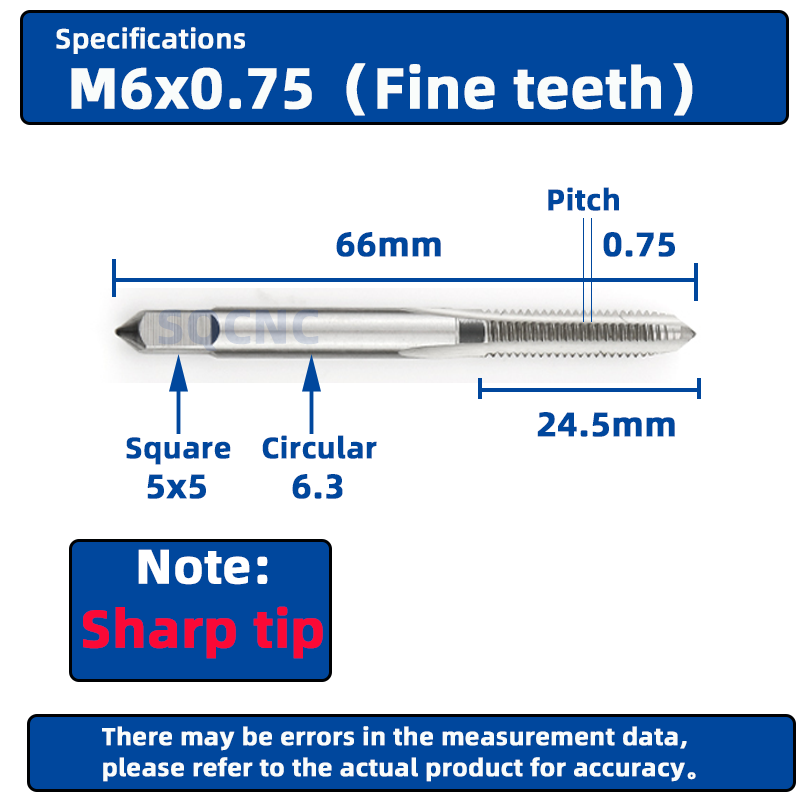 M6x0.75