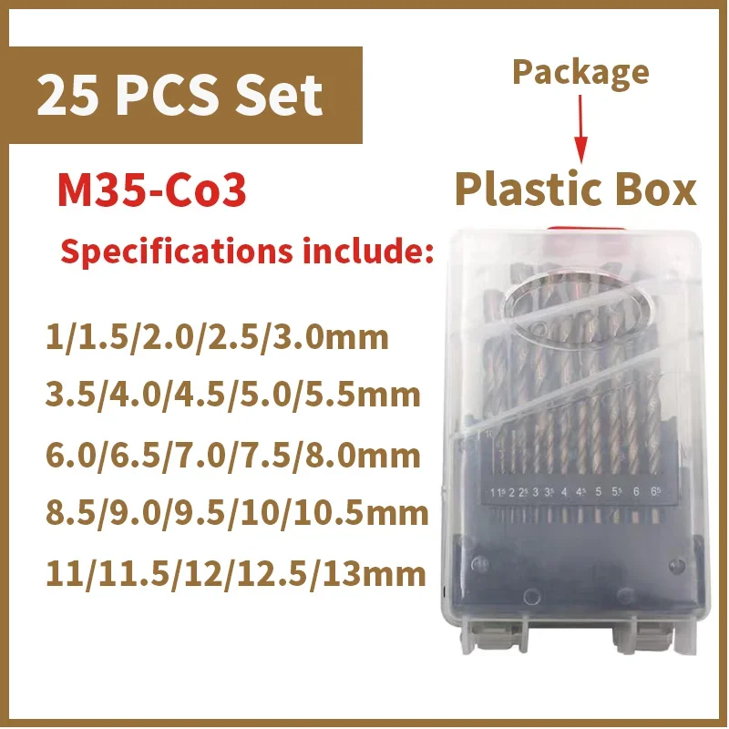 25pcs plastic box