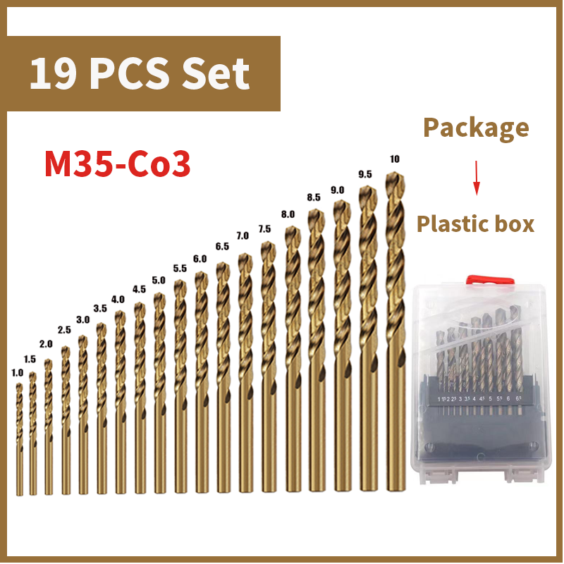 19pcs plastic box