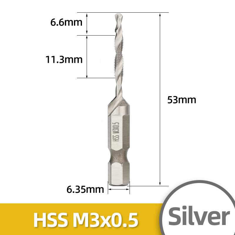 Silver M3x0.5