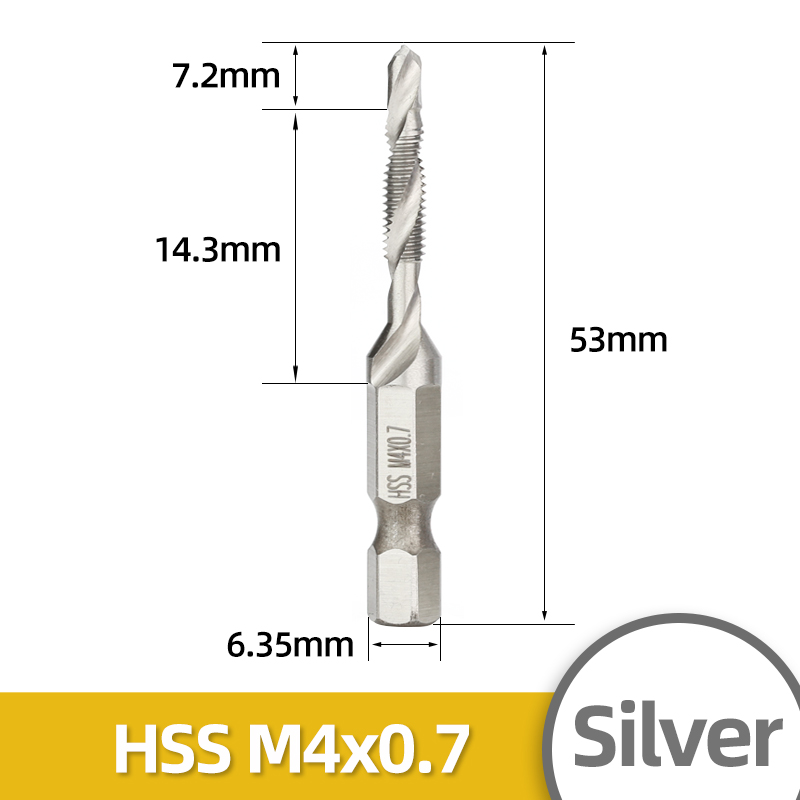 Silver M4x0.7