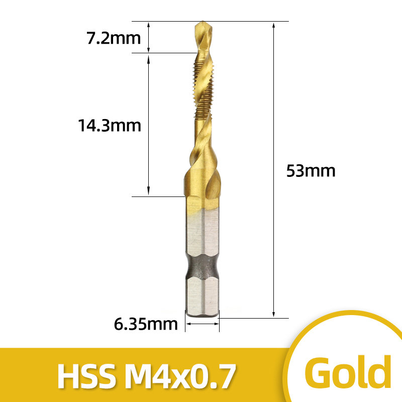 Gold M4x0.7