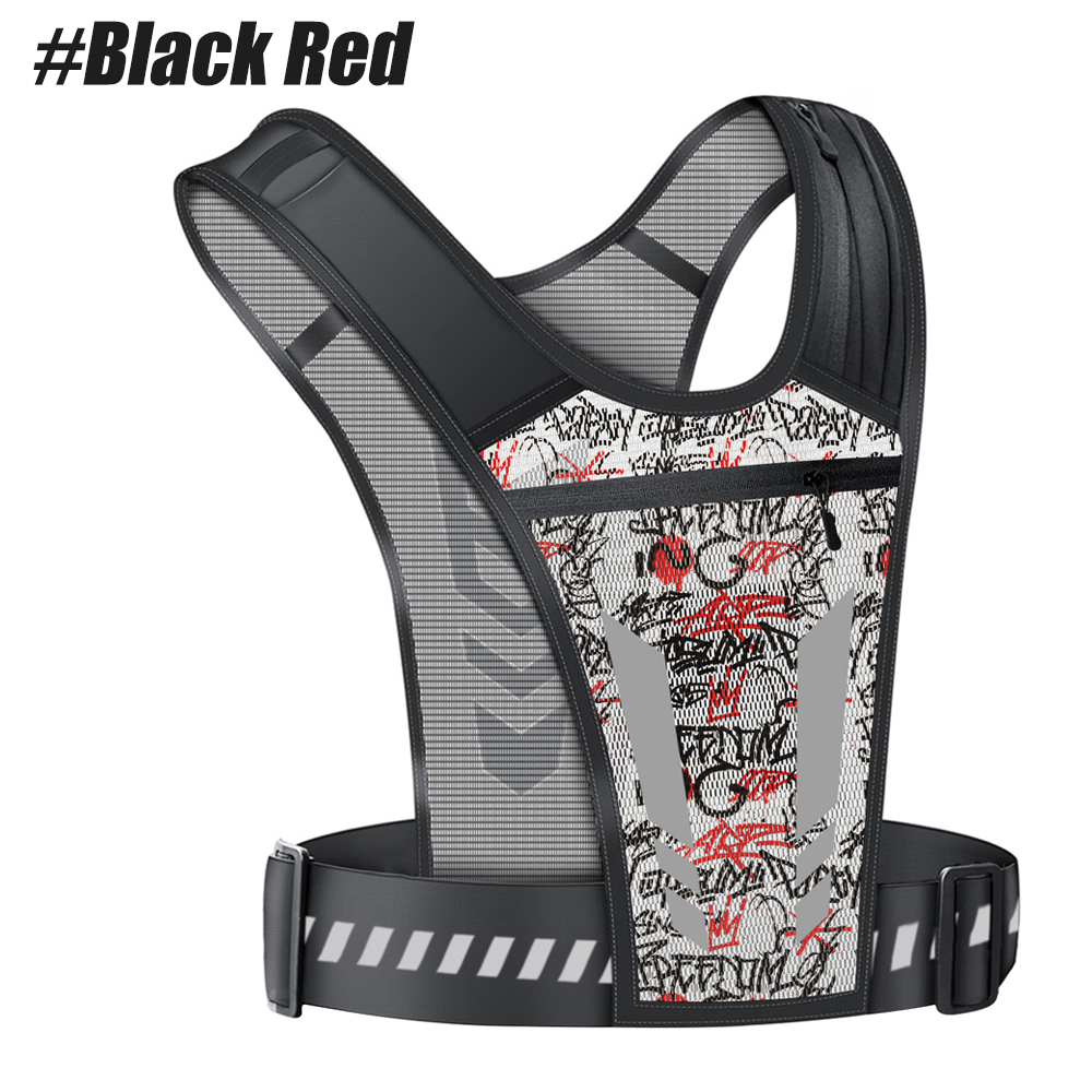 1PC Black Red