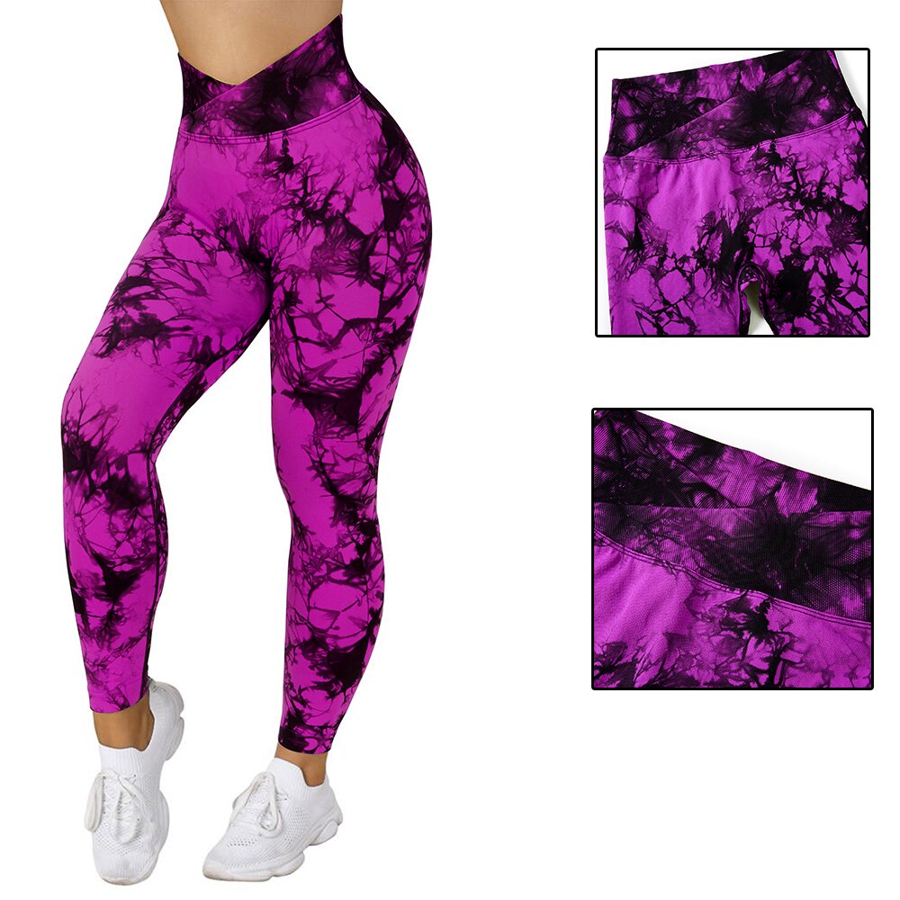 Tie dyed rose red