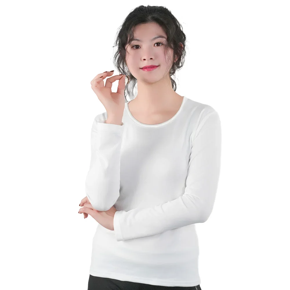 White Round Neck