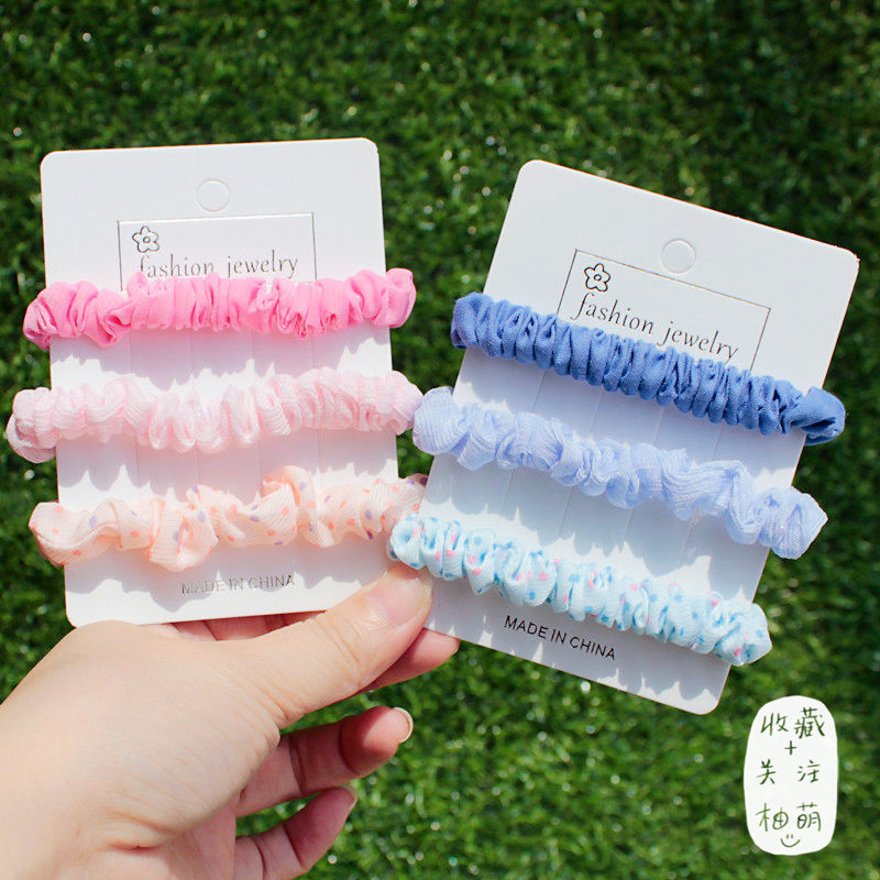 Blue 6 Hair Rings