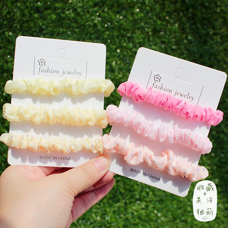 Yellow 6 Hair Rings