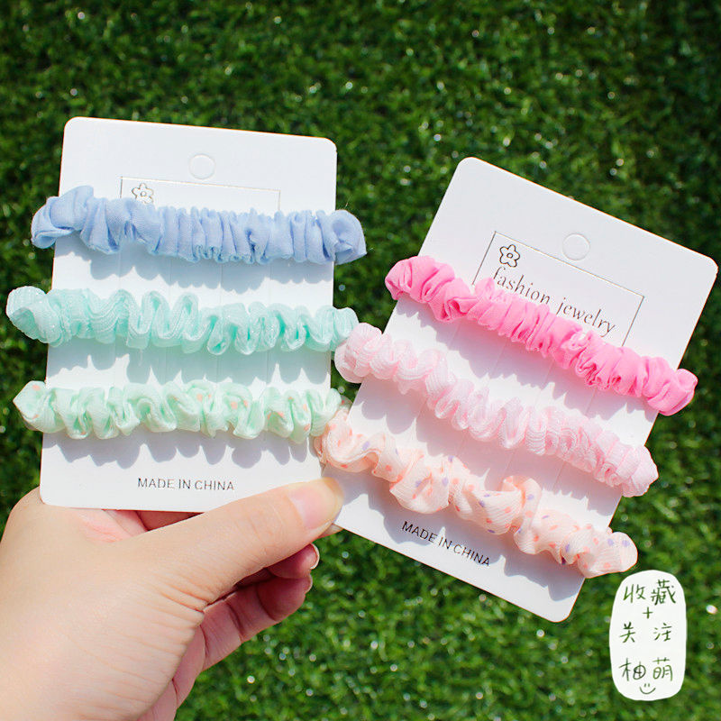 Green 6 Hair Rings