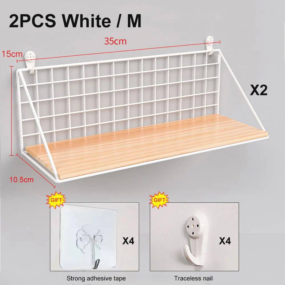 2pcs White M