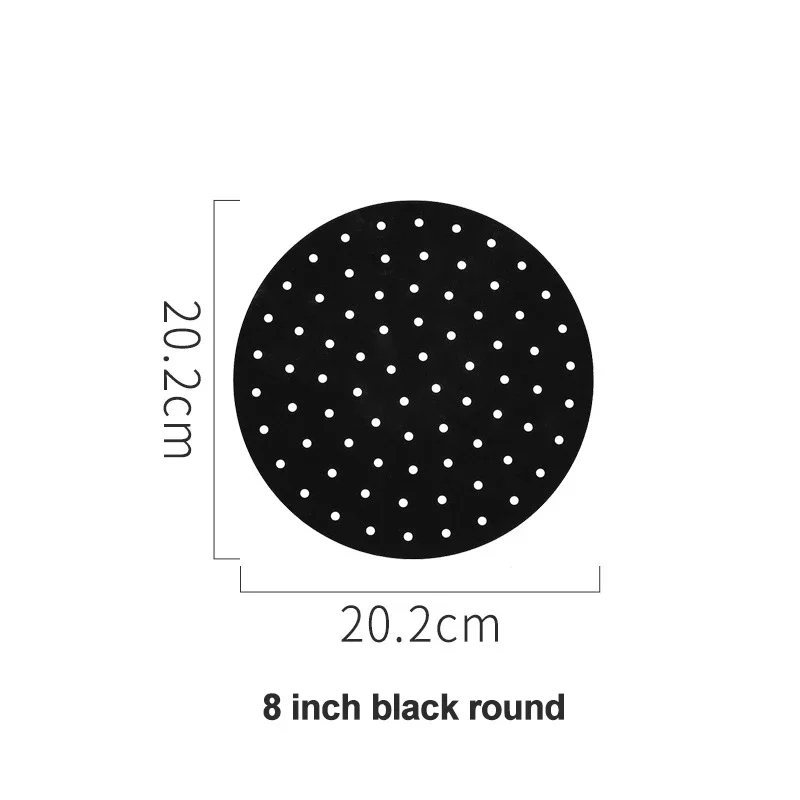 8 black round