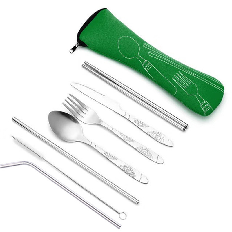 7pcs set green