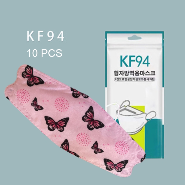 Butterfly Pink KF94 Mask (10pcs)